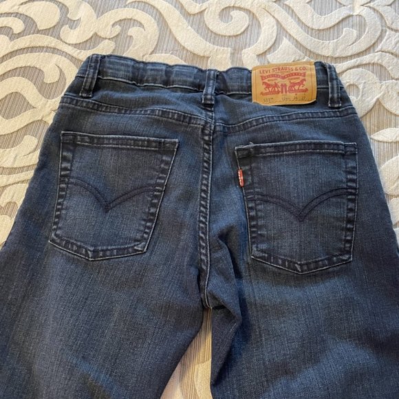 Boys Youth Levi's 511 Slim Straight Leg Classic Denim Blue Jeans Size 12 Regular - Picture 5 of 7